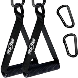 INNSTAR D Handle Cable Attachment Gym Fitness Resistance Bands Heavy Duty Exercise Hand Grips con moschettoni per Bowflex