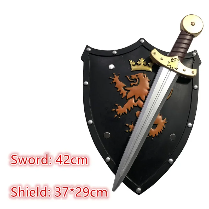 Medieval guerreiro real guarda coração escudo cosplay arma prop filme jogo anime role play halloween link cos presente plutônio 1:1