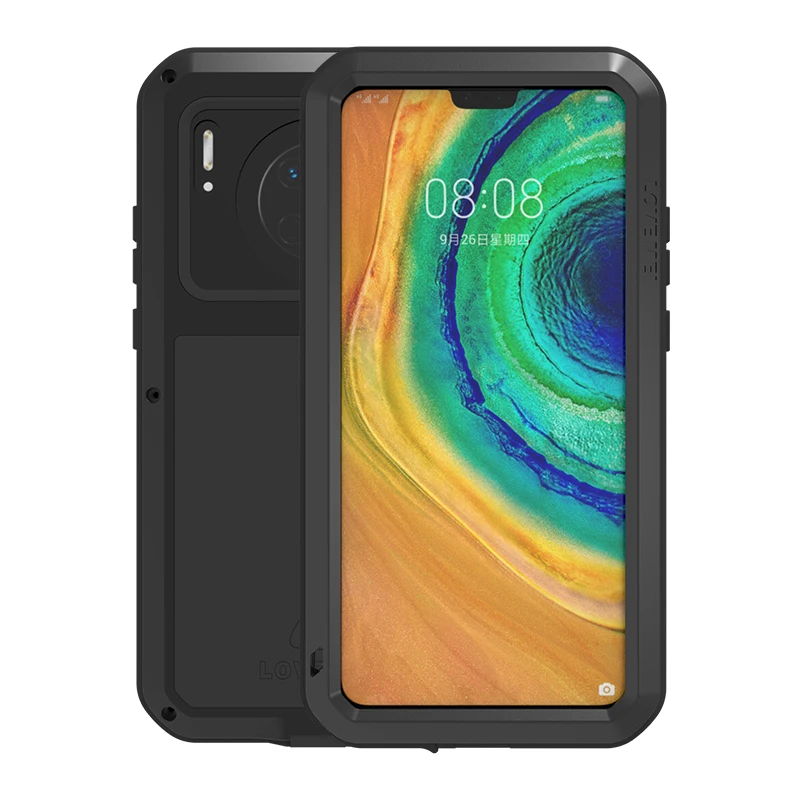 

Original Love Mei Powerful Case For Huawei Mate30 Pro Shockproof Metal Aluminum Cover For Huawei Mate 30 Pro Waterproof Case