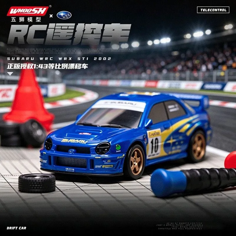 1:43 Mini RC Drift Car, STI RX7 Scale Remote Control Racing Car, Electric Micro RC Drifting Toy Car for Hobby Gift