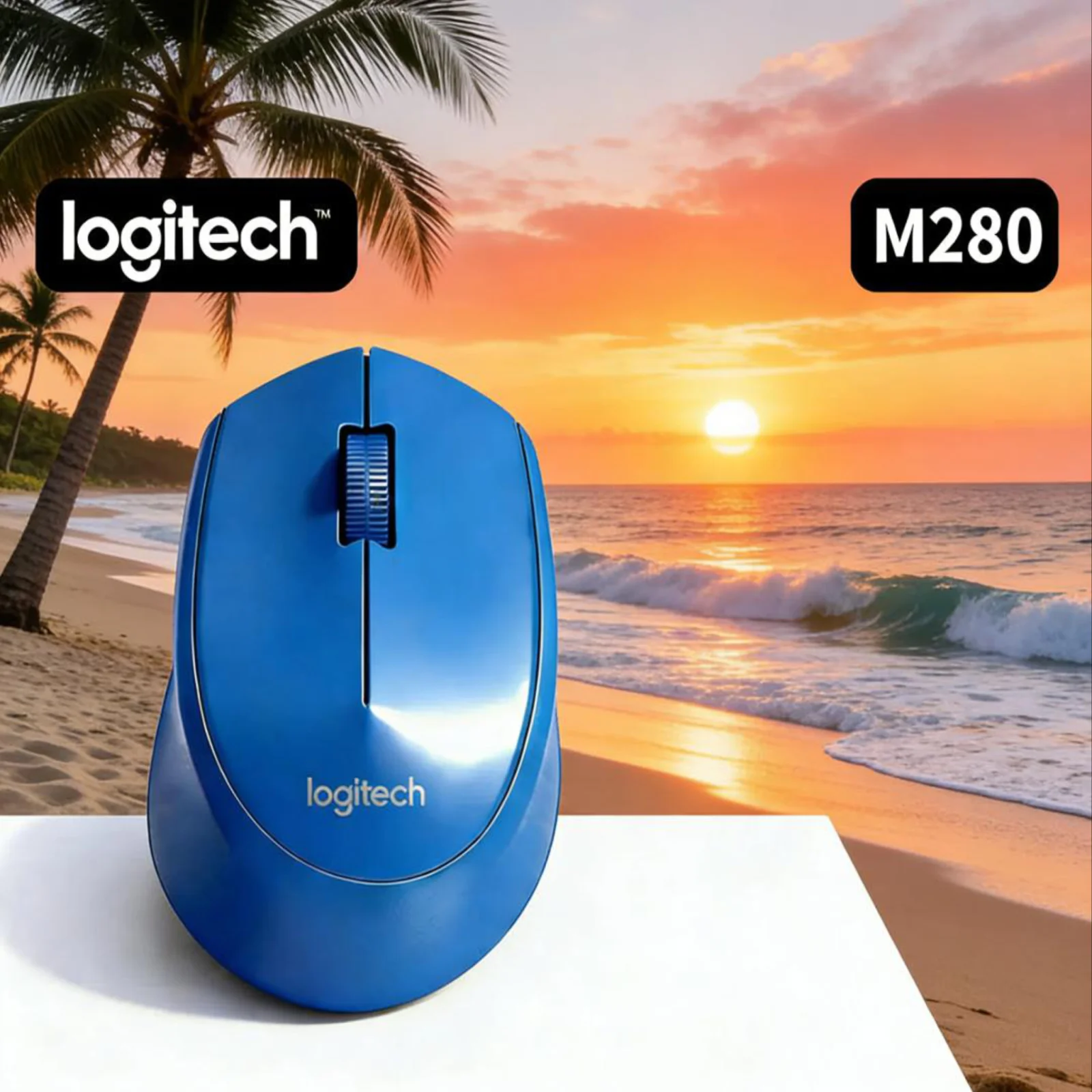 

Logitech M280 Wireless Silent Mouse, Lightweight, Ergonomic Design, 1000 DPI, Comfortable, Long Battery Life + M650/M350/M330