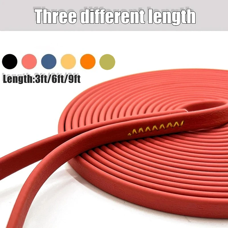 

SHISHI Dog Leash 1.5M 3M 6M 9M Long PVC Pet Leashes Easy To Clean Rope Waterproof Training Leash For Large Medium Small Dogs