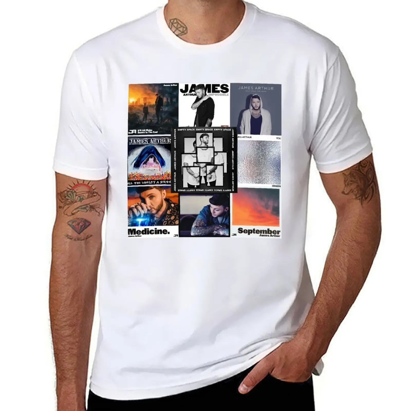 

Love Funny Man James Greatest Albums Gifts For Everyone T-Shirt funny t shirts cotton anime t shirts for man T-Shirt