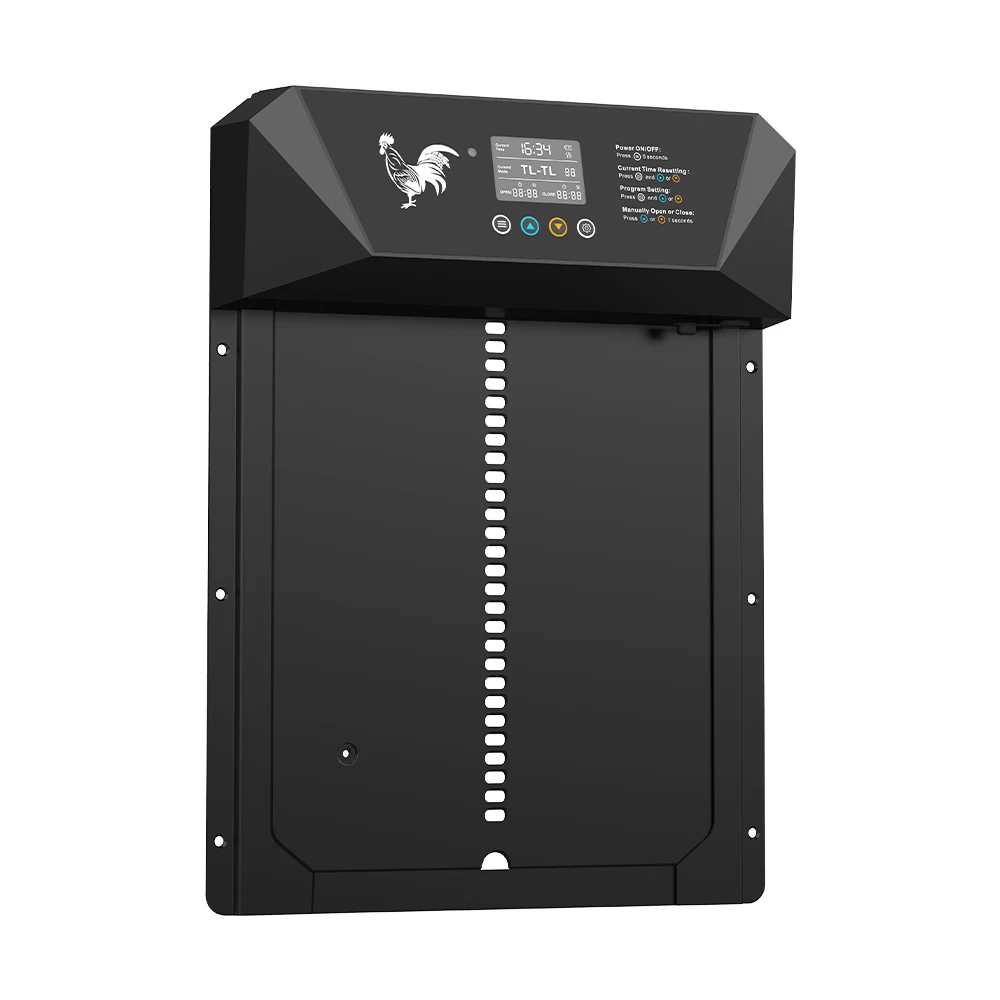 

Large size automatic intelligent chicken coop door, easy to use, efficient anti pinch and anti intrusion, easy to install