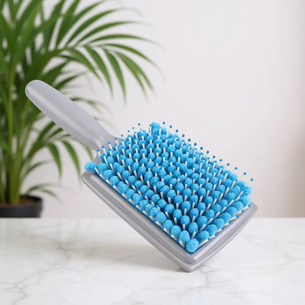 

Fast Dry Hair Brush Professional Stylist Recommended for Short Medium Hair Smoother Silkier Results Skin Friendly Ergonomic