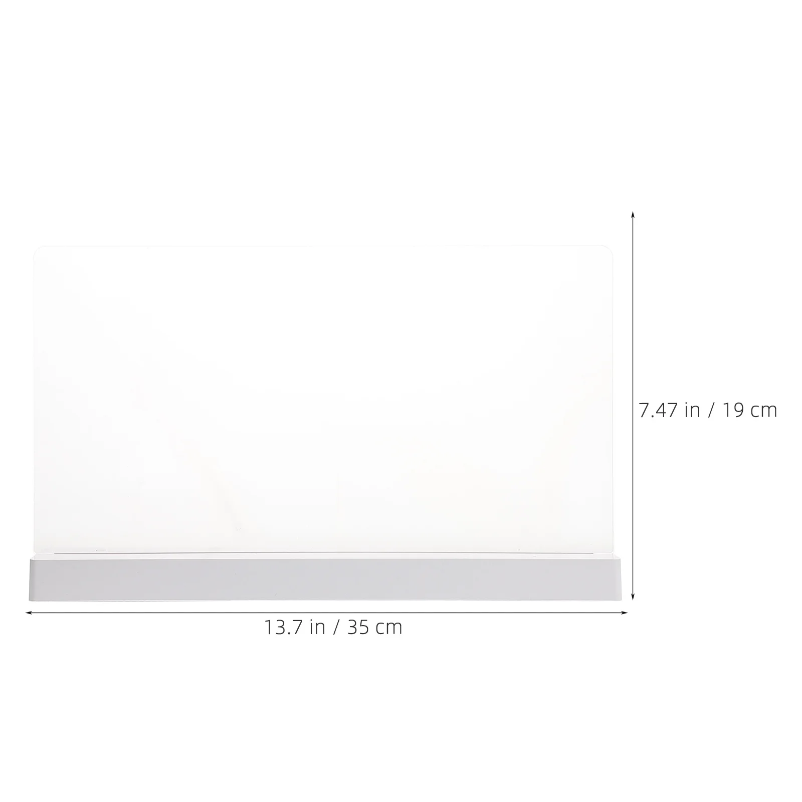 1 مجموعة الاكريليك توهج مجلس شفاف LED قابل للمسح ملاحظة مجلس قابلة للشحن سطح المكتب رسالة تسجيل للمقهى بار مطعم الزفاف