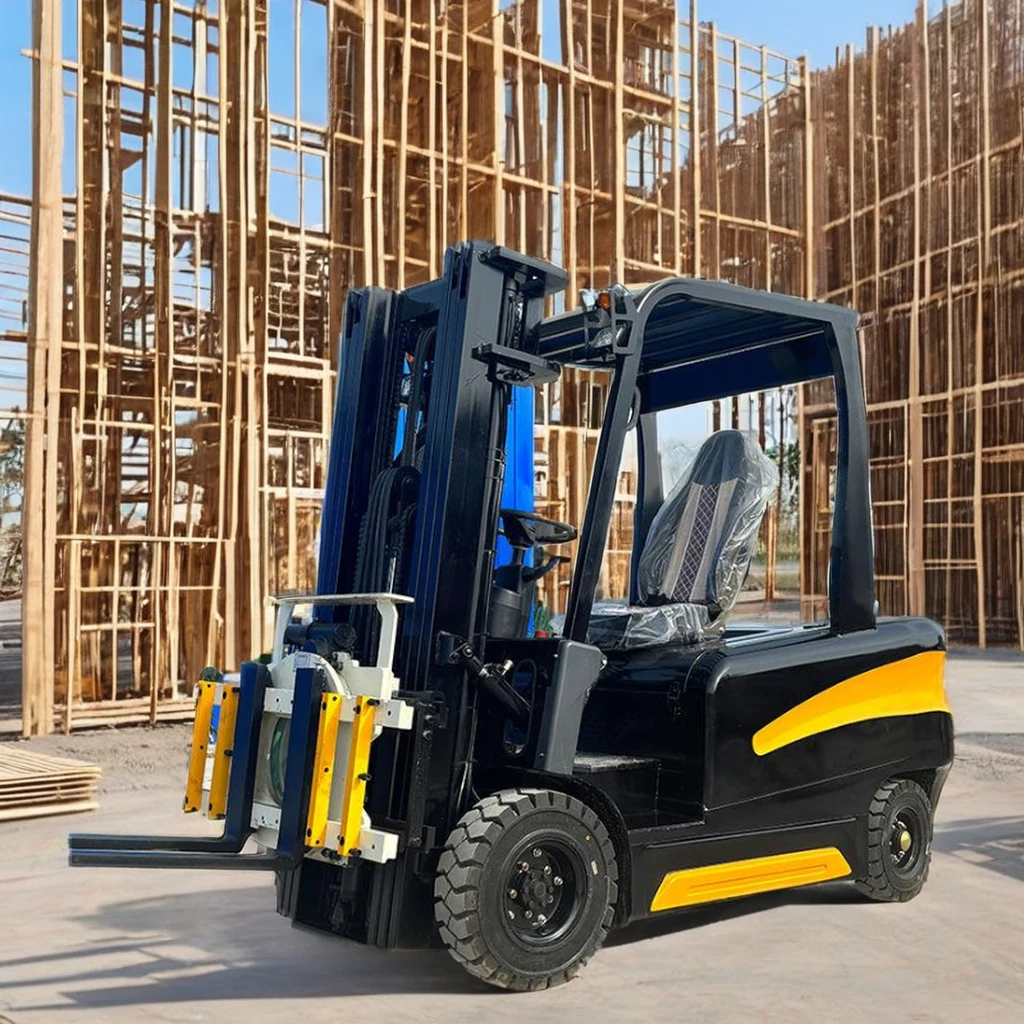 Custom Narrow Channel Mini Hydraulic Stacker Warehouse Handling Small Forklift Pallet Stacker 1 Tons Electric Forklift Truck AWD