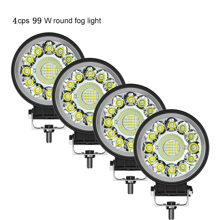 4inch 99W LED Bar Offroad 4X4 Spotlight 12V 24V Work Light Bar For Jeep Truck Car Tractor SUV ATV Barra LED Headlights