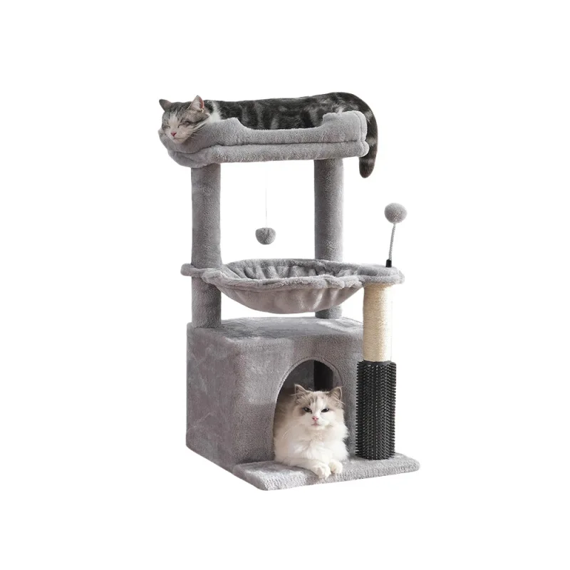 

Modern Sisal Material Cat Tree Tower Climbing Frame and Scratch Post Christmas Holiday Durable Cat Products
