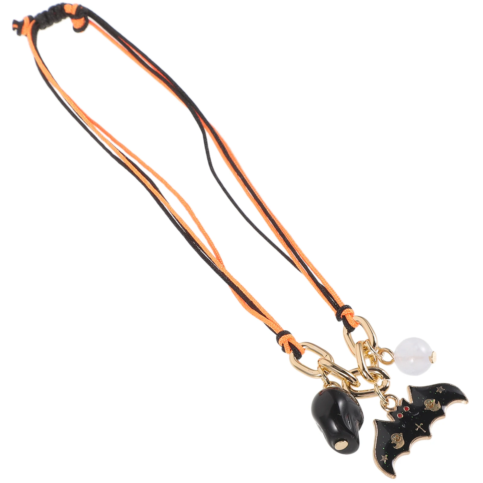 

2023 Halloween Luminous Bracelet Skull Ghost Cat Pumpkin Zombie Jewelry Goth Unique Stylish Catching Alloy