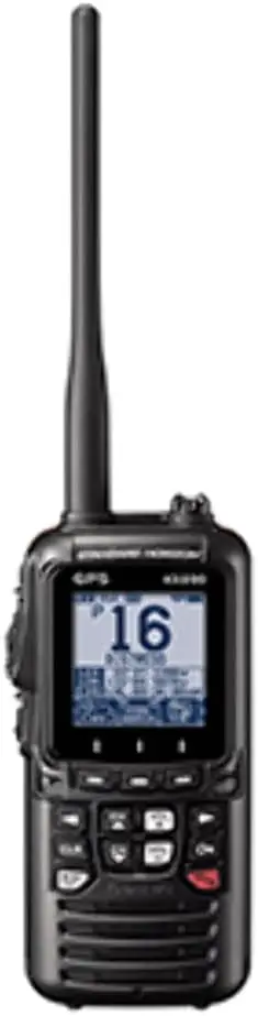 Horizon HX890 Black Handheld VHF - Floating 6 Watt Class H DSC Two Way Radio