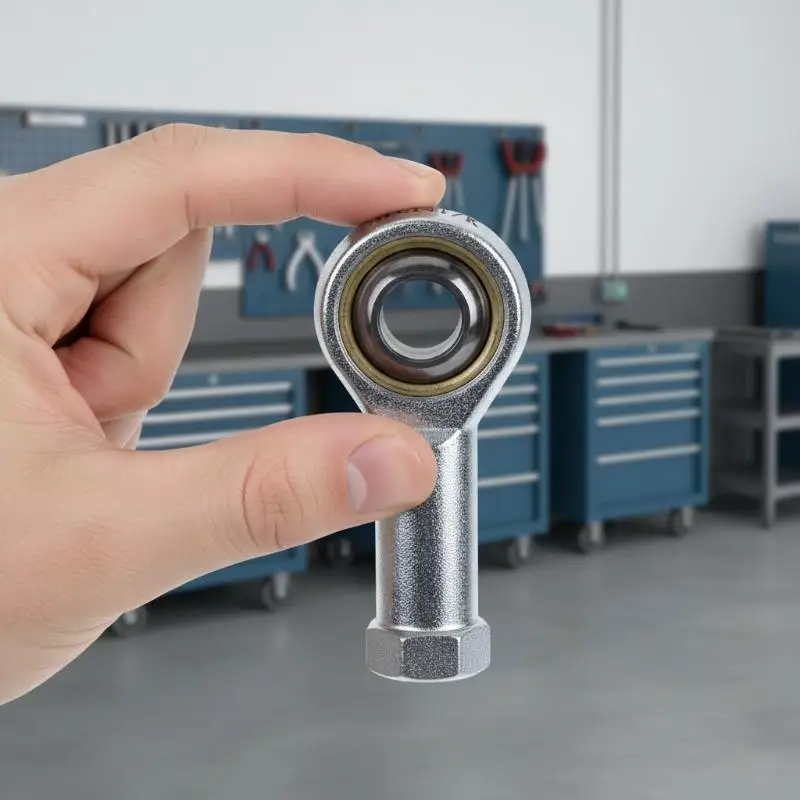 M5-M20 Male Fish Eye Rod End Ball Bearing Joint Right Thread Corrosion Resistant for Damper Suspension Repair
