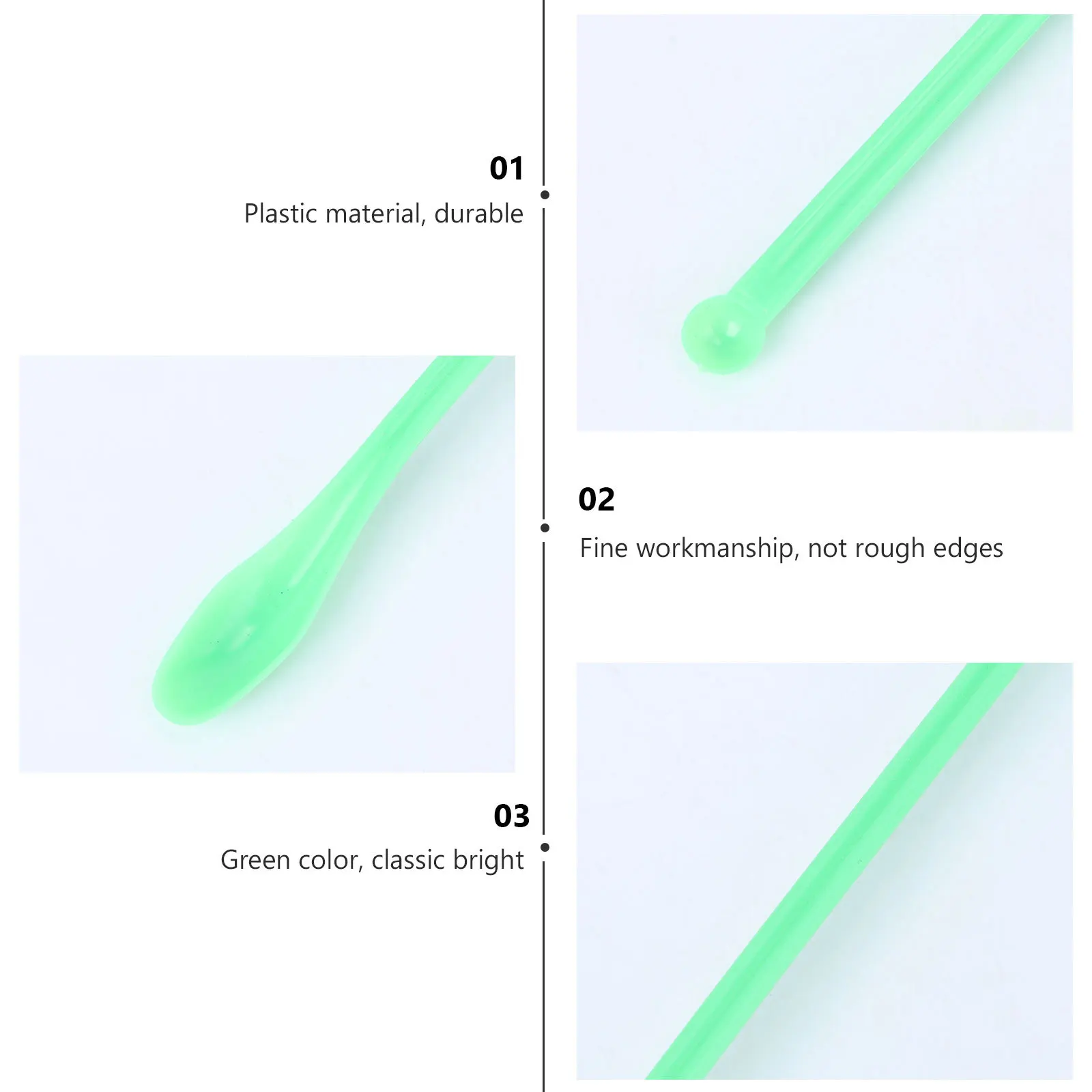 

100Pcs Sampling Spoons Plastic Durable for Home Lab Restaurant Scoops Mixing Spatulas Mixing Sampling Spatula