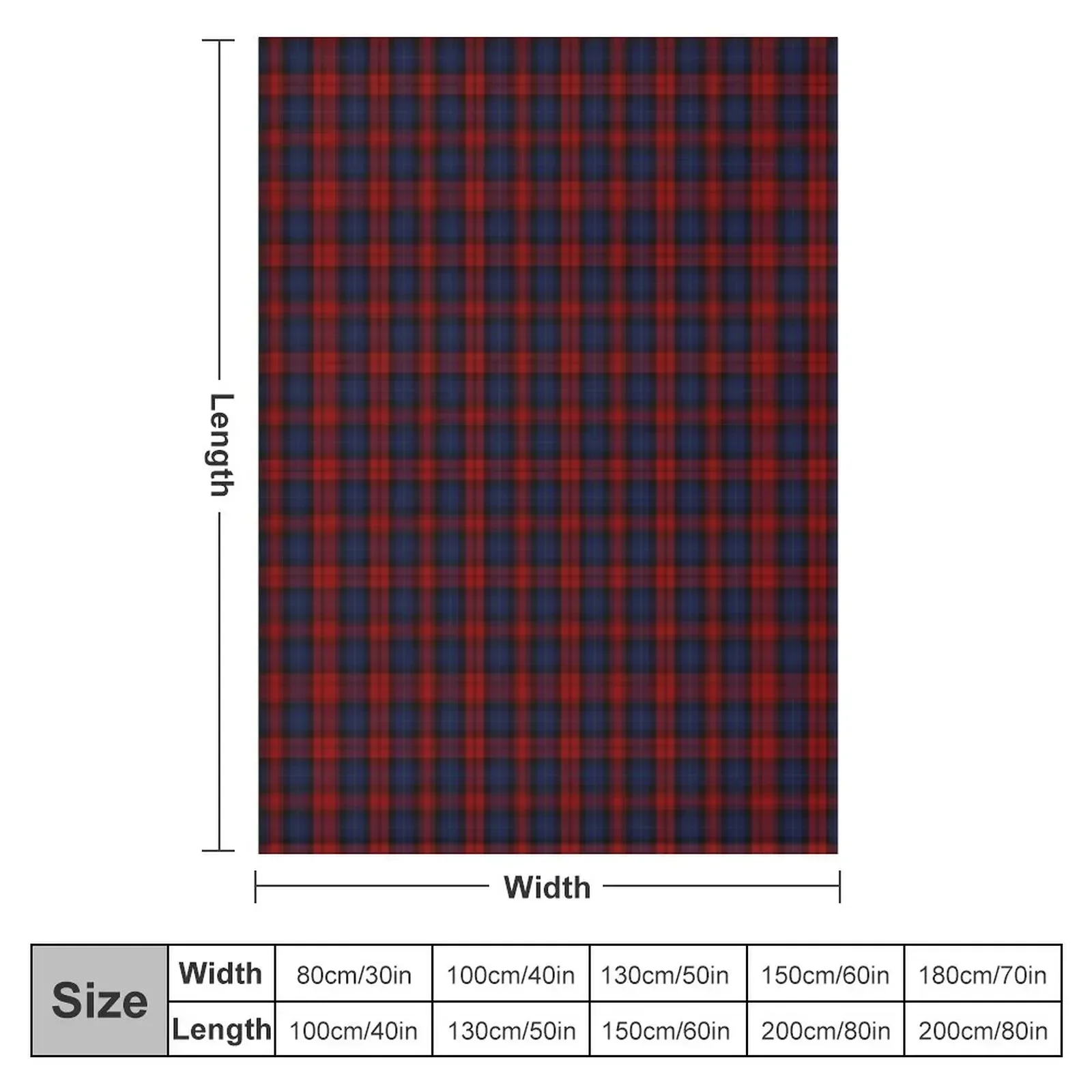 Maclachlan Clan Tartan Throw Blanket Warm Tourist Bed Fashionable Comforter Blankets