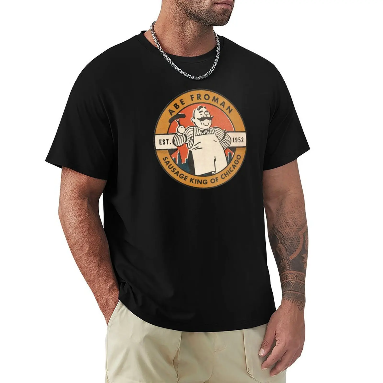 Abe Froman - The Sausage King of Chicago T-Shirt anime t shirts for man T-Shirt