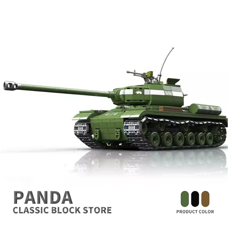 

Набор для сборки военной модели своими руками, коллекционный тяжелый гусеничный танк, креативные строительные блоки для мальчиков и подростков