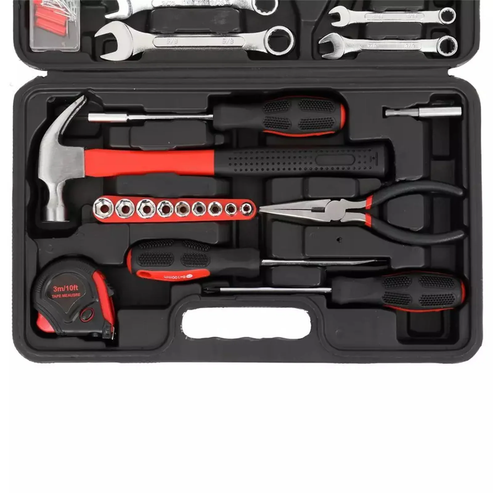 General Household Hand Tool Set with Case, Mechanics Kit, 148 Pcs