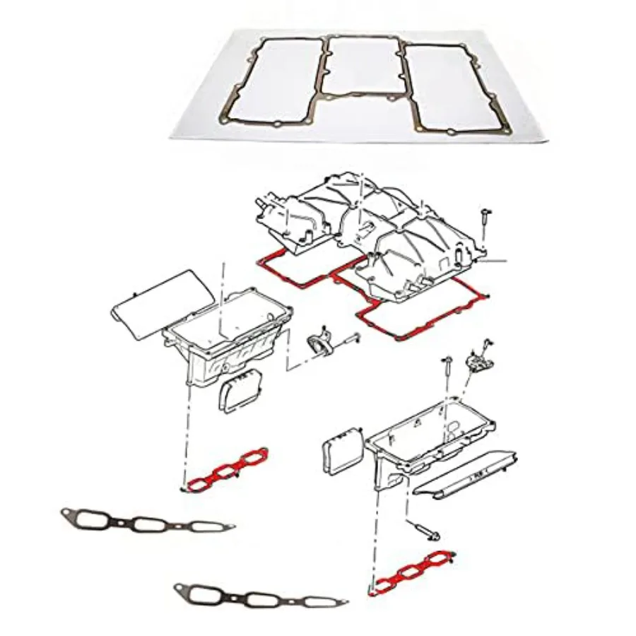 

Intake Manifold Gasket KIT for 3.0L Land Rover LR4 RR Sport Range Rover Velar D5 Models MR0263 HighPerformance Sealing Solution