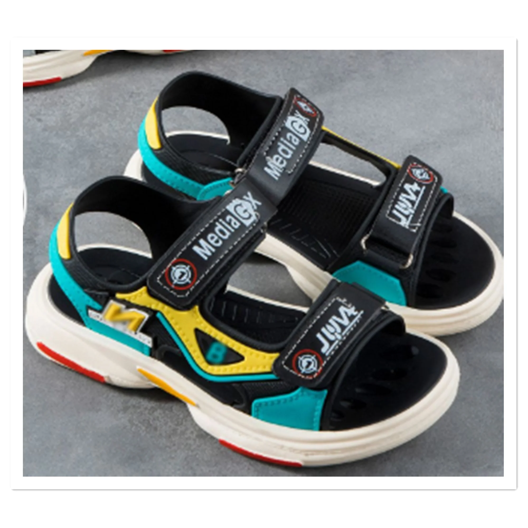 Sandals 2023 Summer New Middle and Big Boys\' Sandals Casual Men\'s Korean Fashion Boys\' Sandals Wholesale