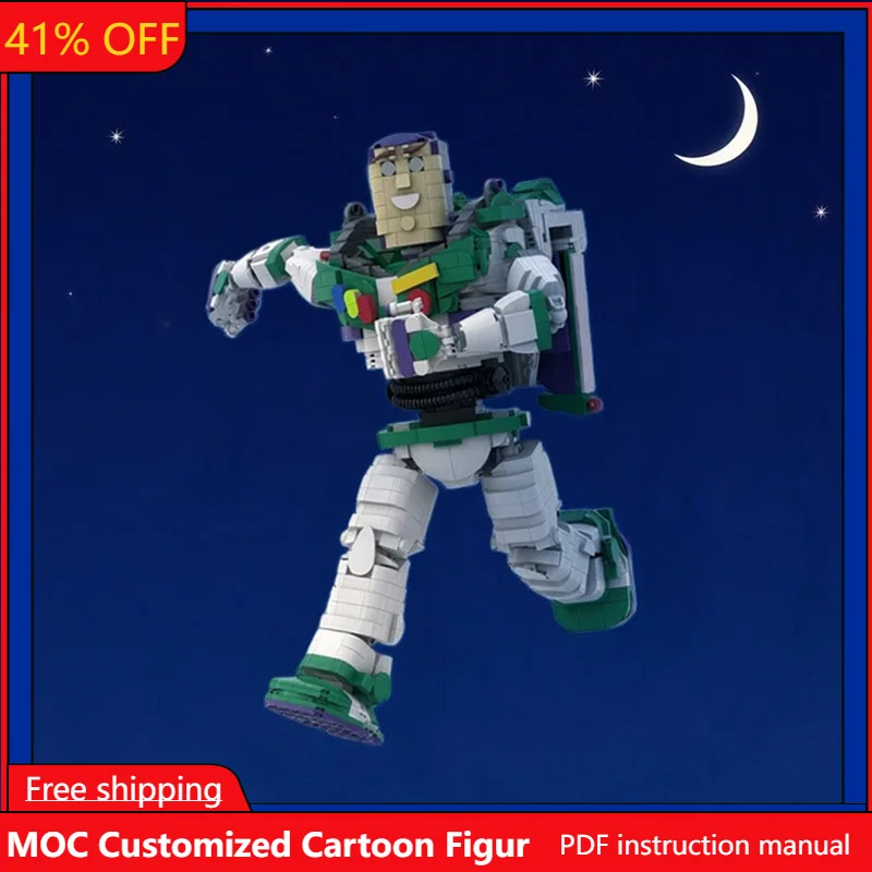 2189 PCS Cartoon Dolls Space Ranger Brick-Built Hero MOC Customize Modular Building Block Model Brick DIY Boy Toy Birthday Gift