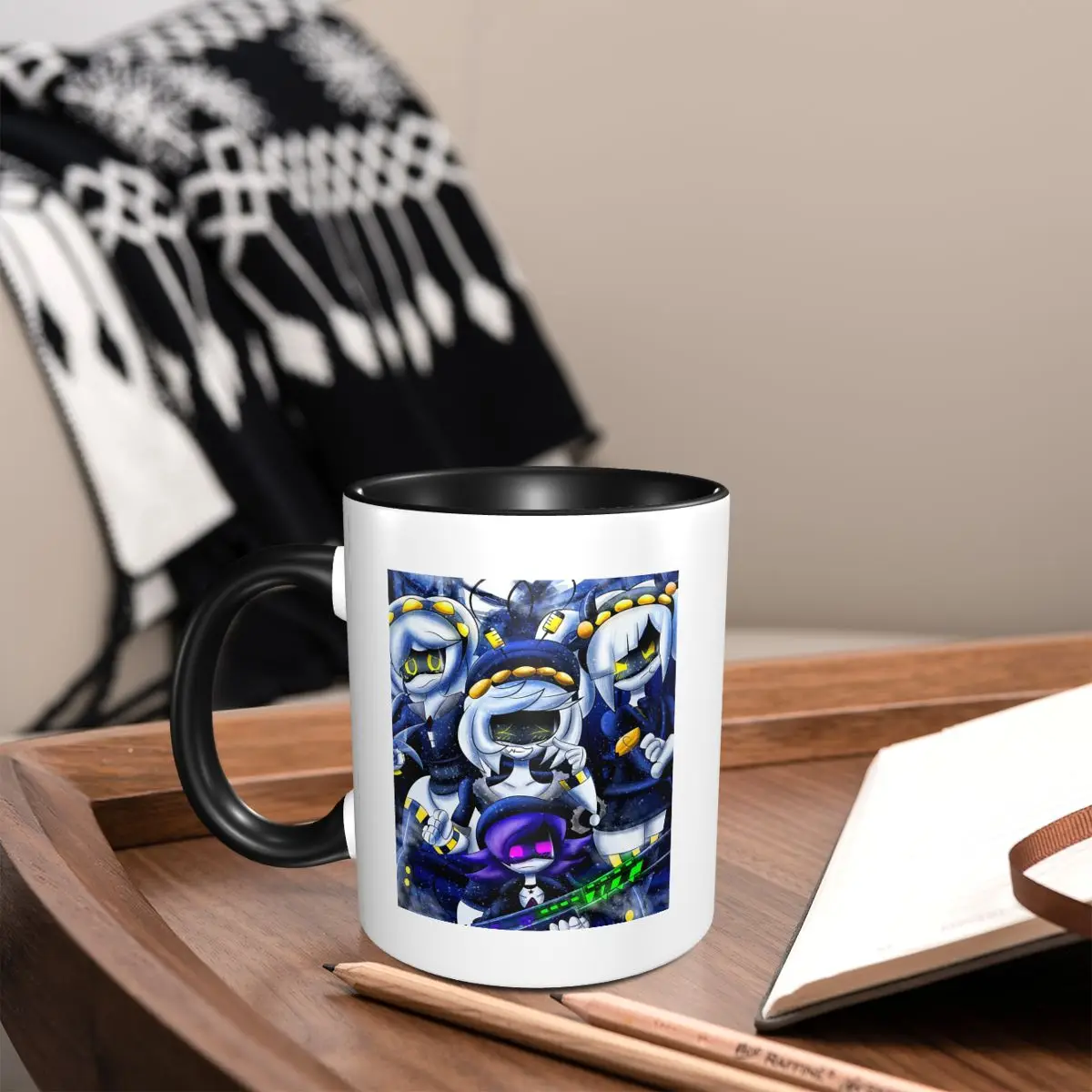 Murder Drones Cartoon Mug Funny Ceramic Coffee Cups Tea Mugs Milk Cup Drinkware Gift for Woman Man
