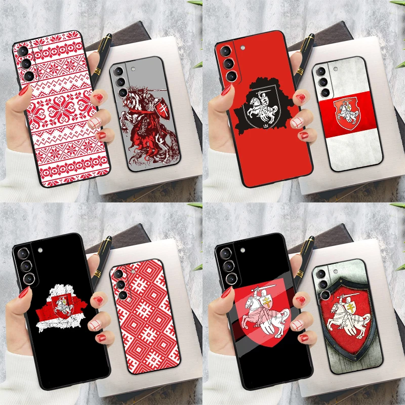 เบลารุสธงเคสโทรศัพท์สําหรับSamsung Galaxy S23 S22 S24 Ultra S20 S21 S24 FE S9 S10 Plusหมายเหตุ 10 20 Ultra