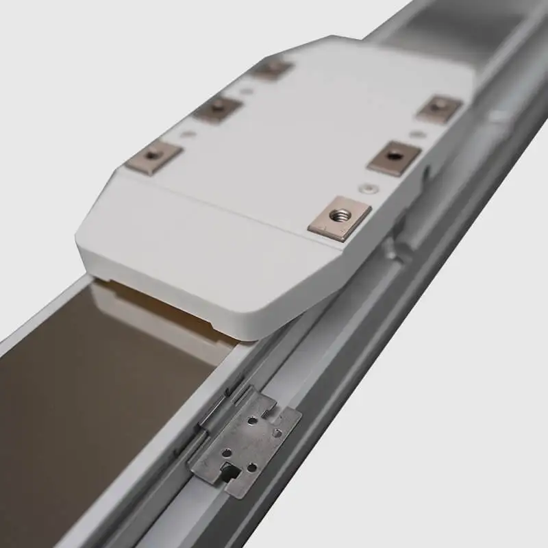 Vertical Load Capacity 80kg Linear Motion 0.01mm Position Accuracy Rail Guide System Built-in Ball Screw Actuator