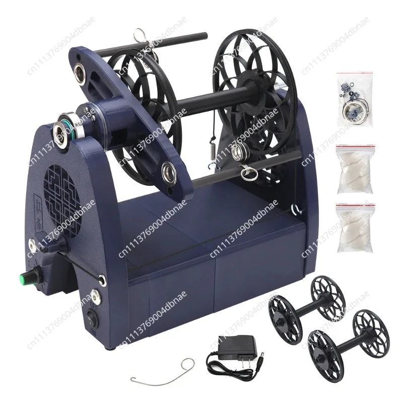 Professional Large Electric Spinning Wheel Premium Maker Tool for Plant Fibers Pet Hair Handspun Art Yarn DIY Crafts Maker Tool