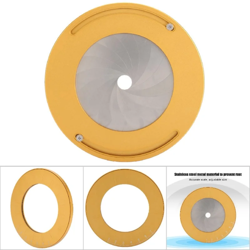 Metal Round Circle Drawing Tool Professional Adjustable Drawing Ruler