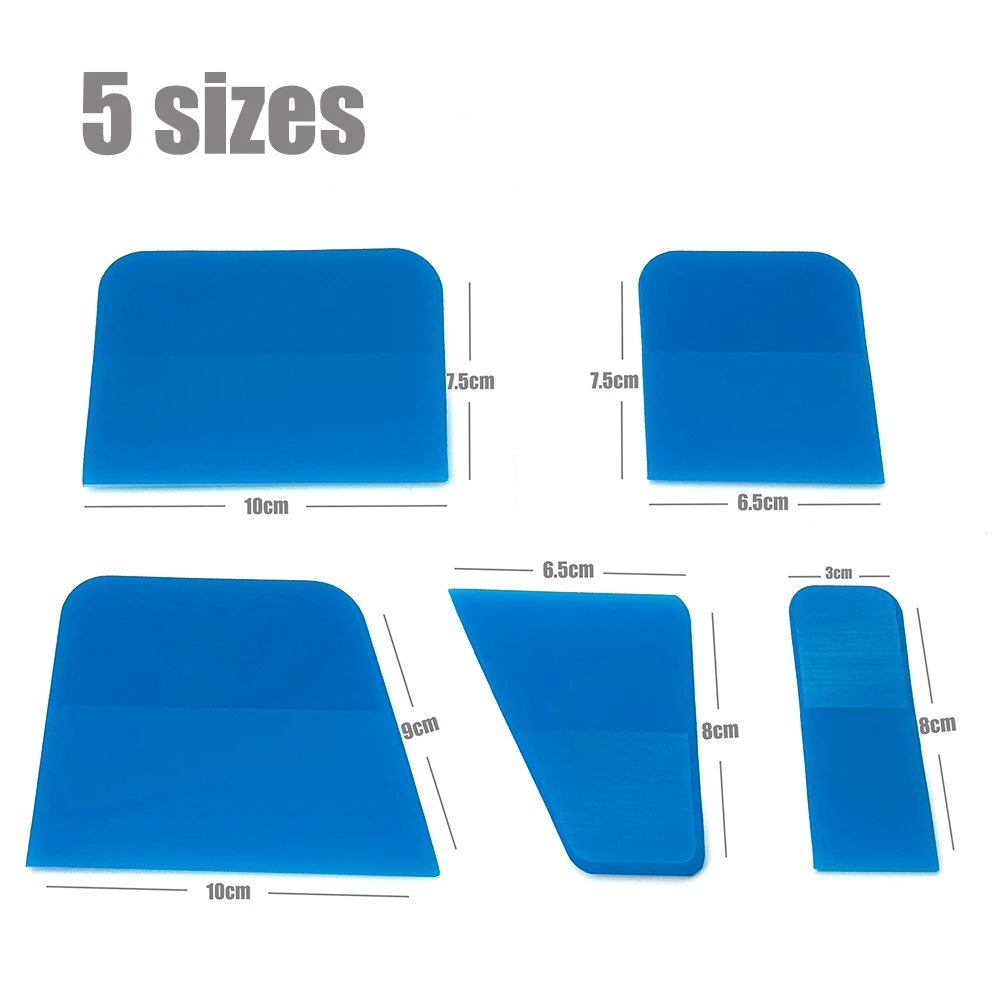 AUTOBRIGHT PPF 5-teiliges Schaber-Set, weiche TPU-Gummi-Schaber, kratzfreie Wasserschaber, Abzieher, Werkzeuge für Autofolien und Fensterfolien – Detail 10