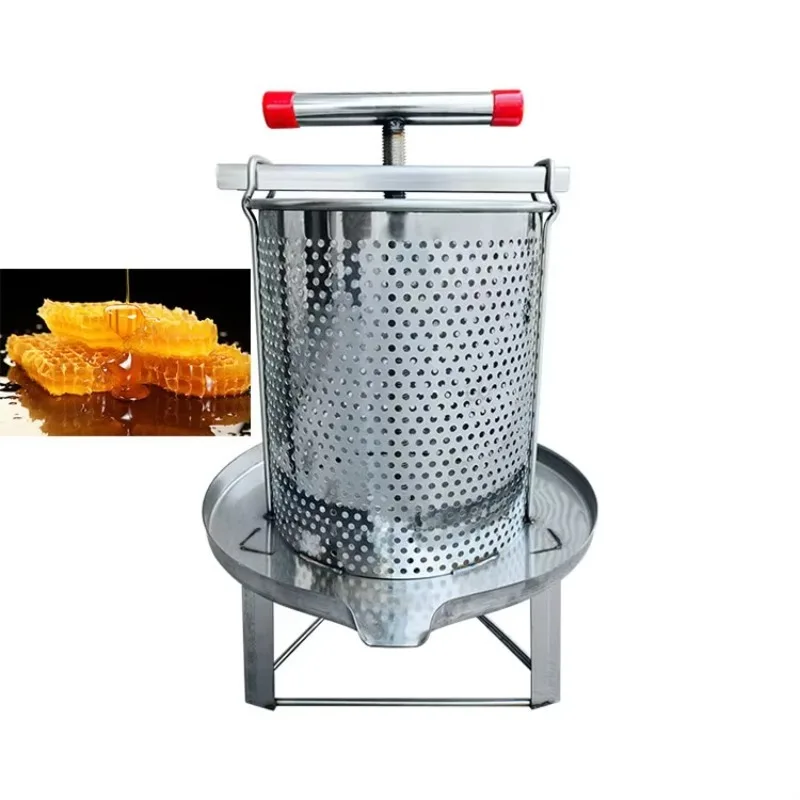 

Hot Selling Honey Wax Screw Press Machine for Beekeeping Stainless Steel Honey Press Machine