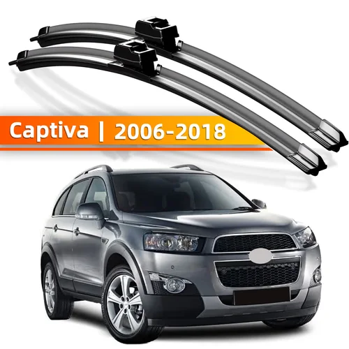 Imagen 1 del producto 2 uds accesorio de limpiaparabrisas para Chevrolet Captiva 2006-2018 ventana de parabrisas 2007 2008 2010 2012 2014 2015 2016 2017