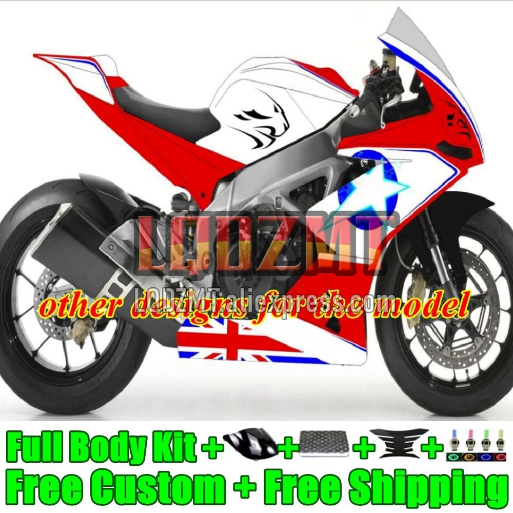 Injection For Aprilia RS4 RSV 1000 R silvery red RSV1000 2010 2011 2012 2013 2015 18No.30 RSV1000R 09 10 11 12 13 14 15 Fairing