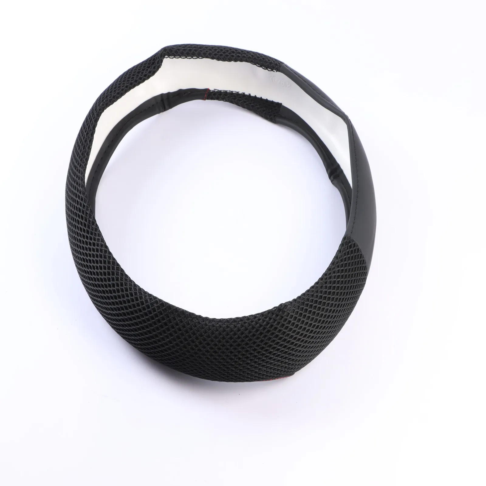 

Steering Wheel Cover Ice Silk Black Universal Fit For 14.5-15 Inch Diameter