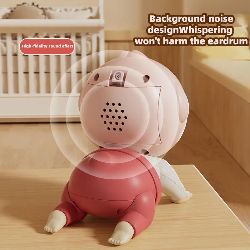 Musical Crawling Baby Doll - Interactive Learning Toy Promotes Crawling &amp; Head Up Training, Fun Vocal Play