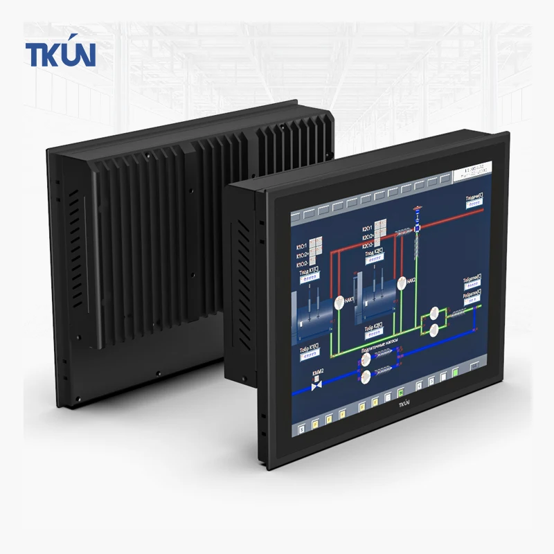 

Factory Direct Sale 12.1/12 Inch All-In-One Touch Screen Industrial Fanless PC RS232 RJ45 LAN DDR4 Memory IPS 1024*768