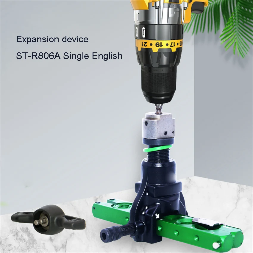 

Expansor Tubos Eléctrico Manual Doble Propósito ST-R806A, Expansor Excéntrico Aleación Aluminio para Tubos 1/4, 3