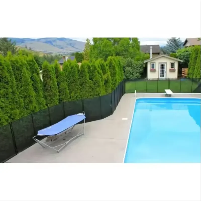 Temporary Pvc Portable Screen Child Safety Swimming Pool and Fence Meta for Child Adult