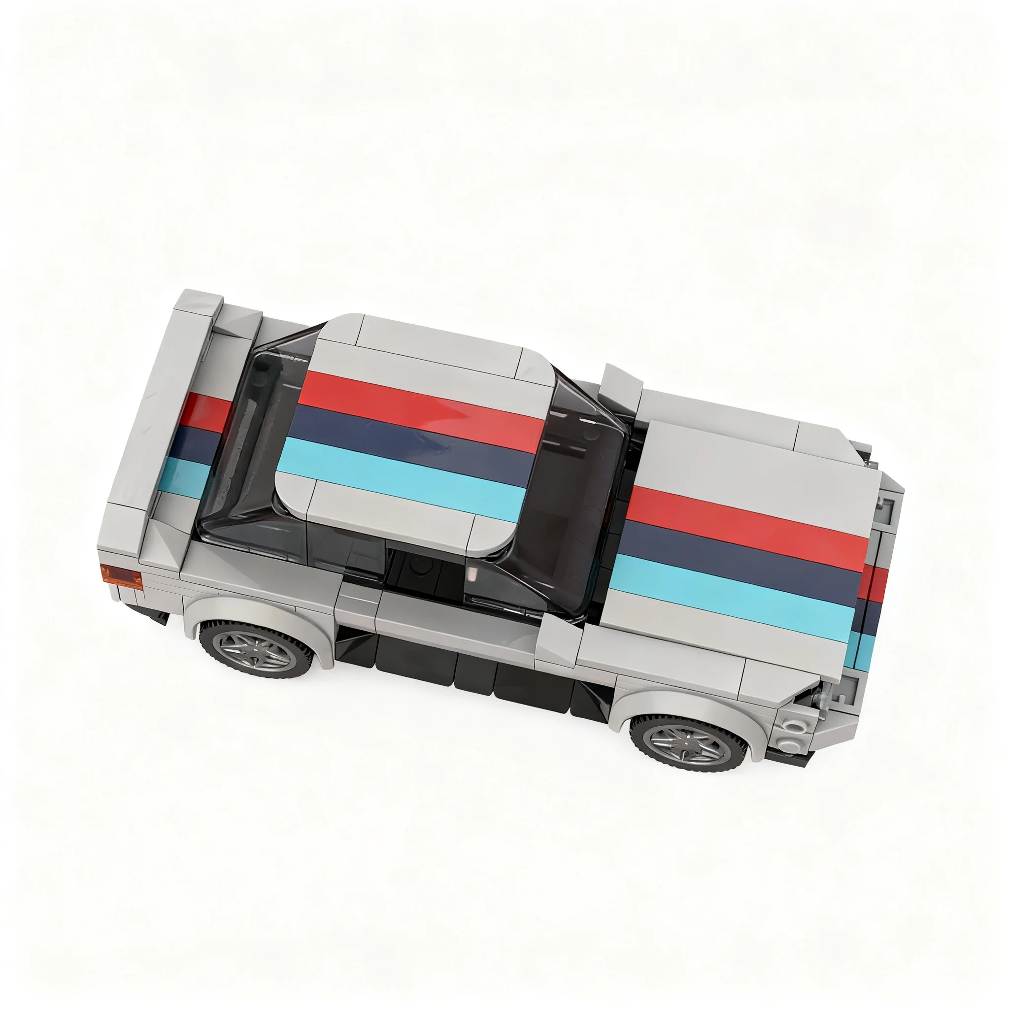 327pcs MOC city Champions BMWS E30 M3 Model Christmas Gift Interior Decoration Design Decorative Home Accent Tabletop Display