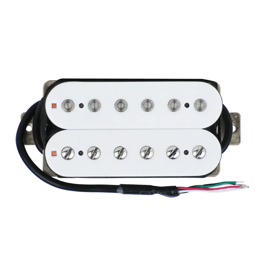 NEW Alnico 5 Electric Guitar Double Coil Humbucker Pickup 4 Conductors Bridge or Neck Pickup,Multi Colors Choose