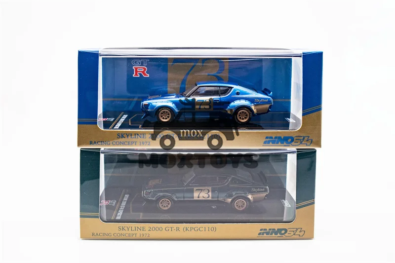 INNO 1:64 SKYLINE 2000 GT-R (KPGC110) #73 Diecast Model Car