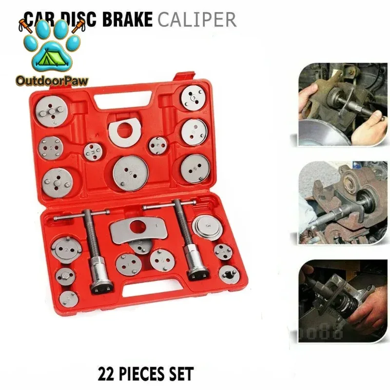 Professional Disc Brake Cylinder Adjuster Wrench, High-Performance Pad Removal Tool, Piston Press for Brake Cylinder