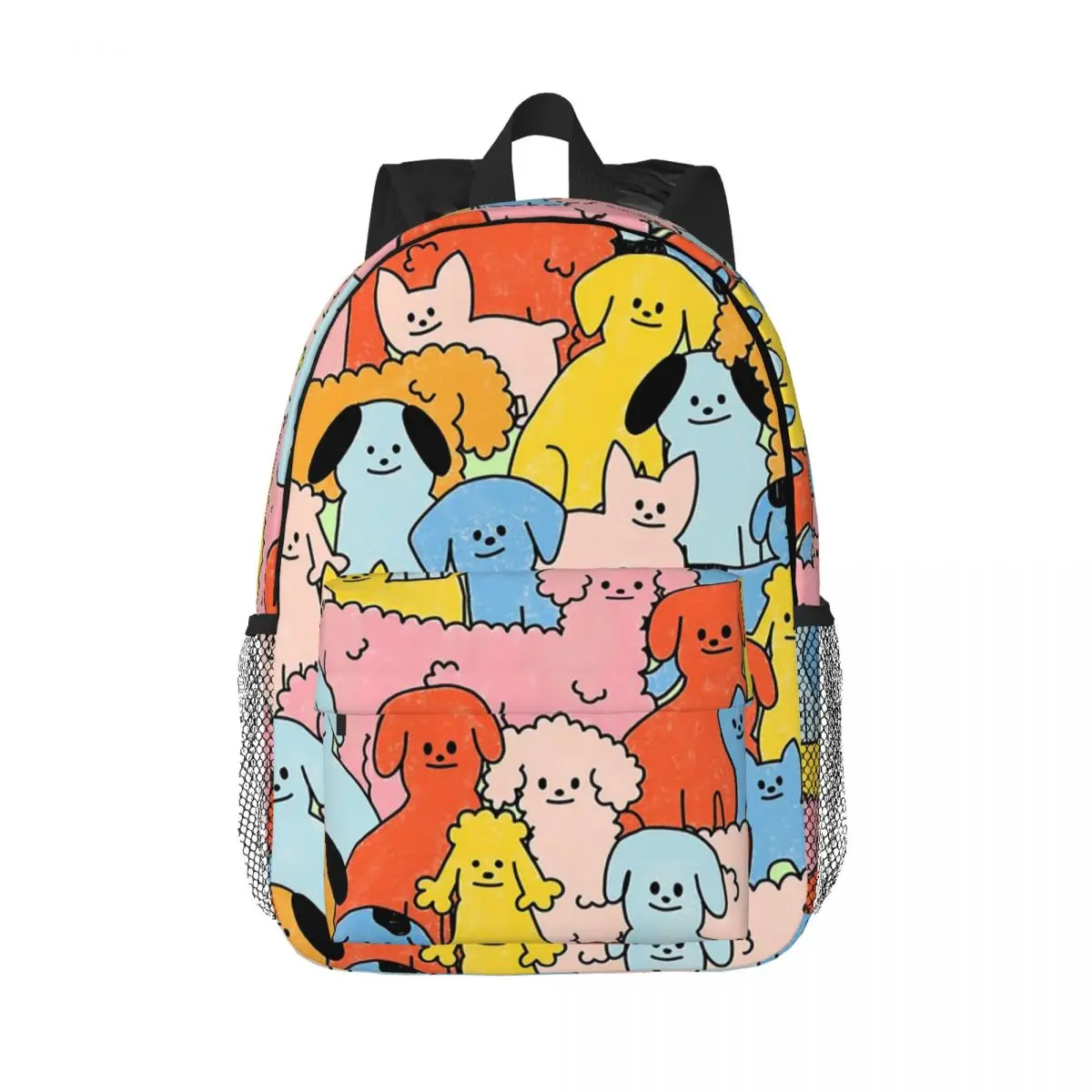 Pup Rally - The Peach Fuzz Backpacks Boys Girls Bookbag Cartoon Students School Bags Travel Rucksack Shoulder Bag Large Capacity