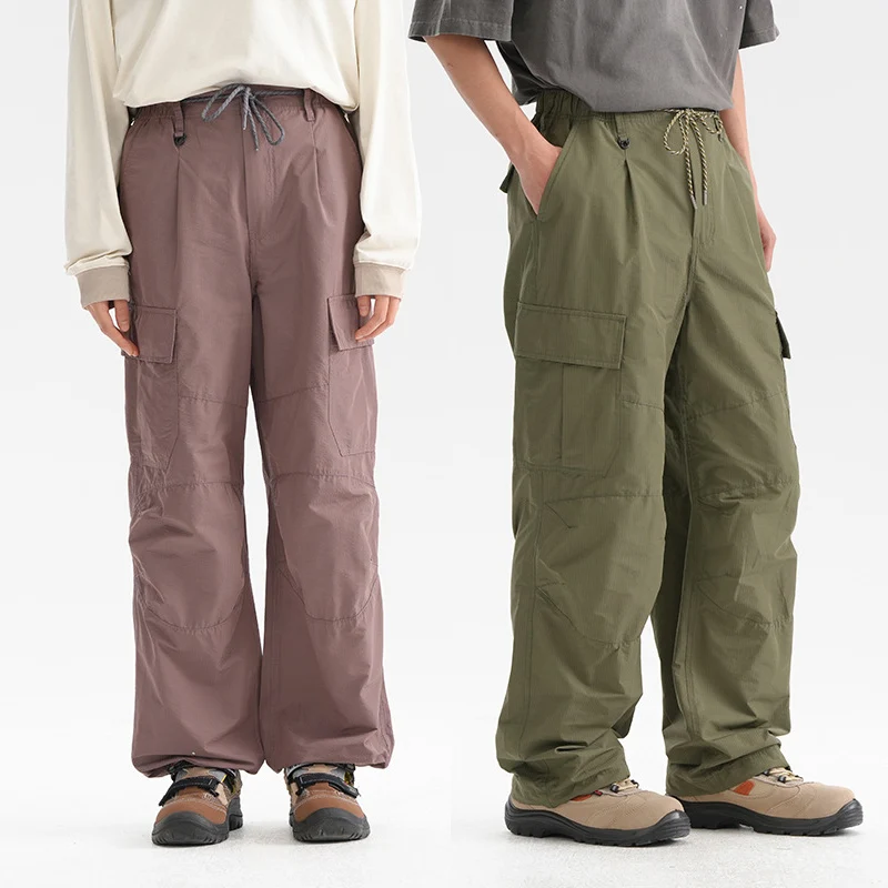 

Мужские и женские легкие быстросохнущие свободные повседневные функциональные брюки-карго для активного отдыха, походов и альпинизма, в стиле techwear и streetwear