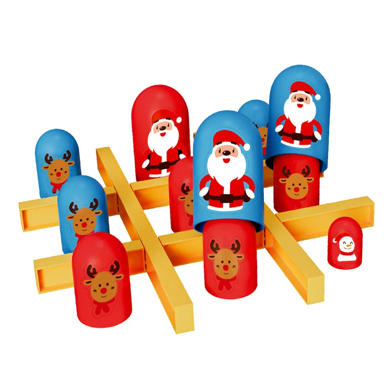 

Funny Table Board Games Tic Tac Toe Intellectual Big Eating Small Chess Interactive Party Games Toys for Christmas Gifts