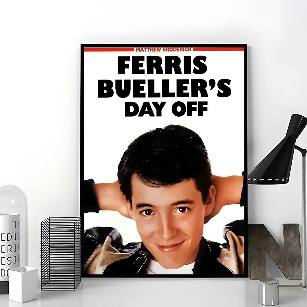 Classic Film Ferris Bueller's Day Off Poster Aesthetic Dorm & Bedroom Wall Art Decor