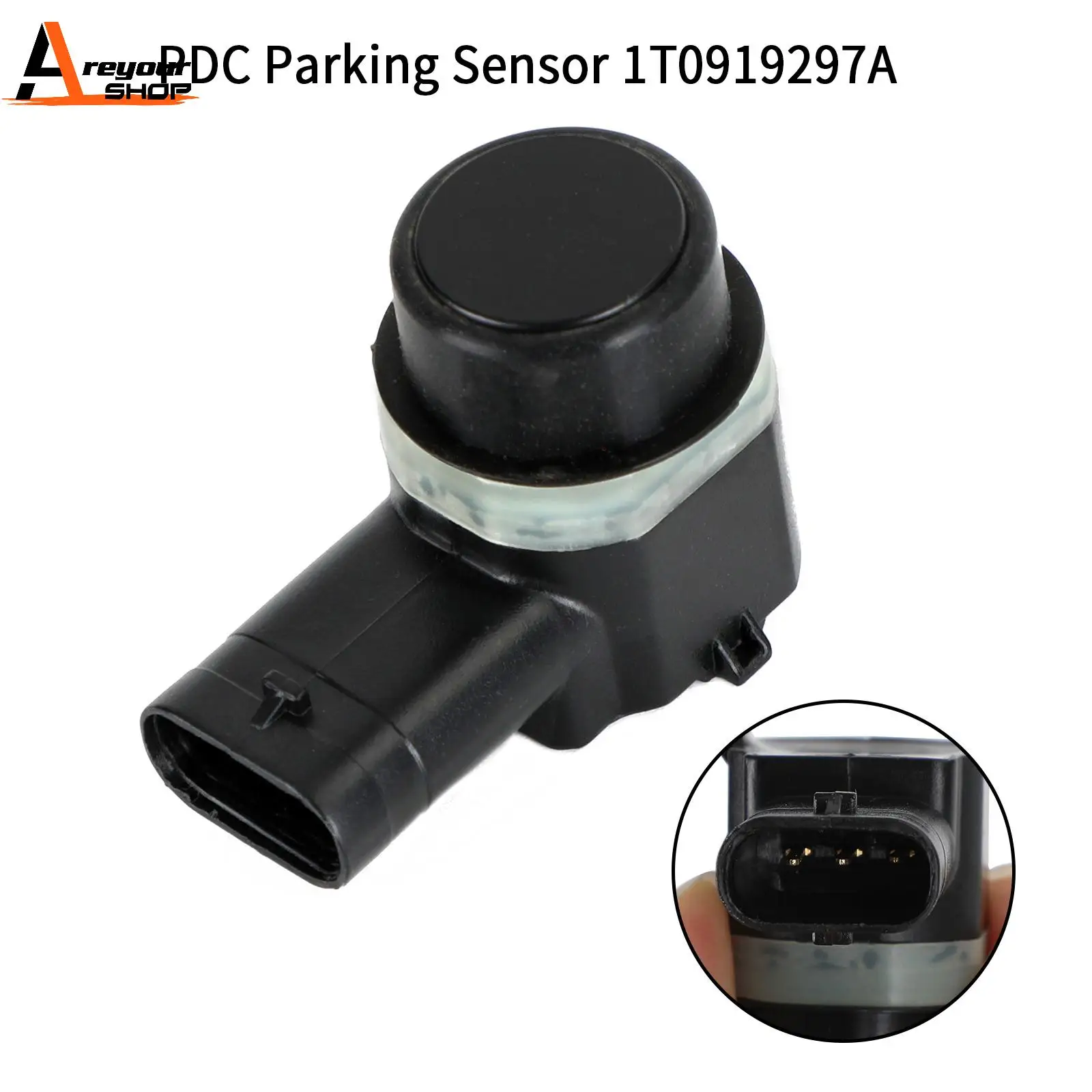 Areyourshop PDC Parking Sensor 1T0919297A For VW Golf Passat Sharan Tiguan Touran