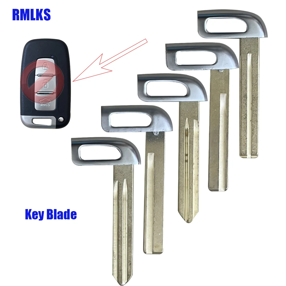 Uncut Smart Remote Key Insert Blank for HYUNDAI Veracruz I30 IX35 ForKia K2 K5 Sportage Forte Replacement Emergency Key Blade