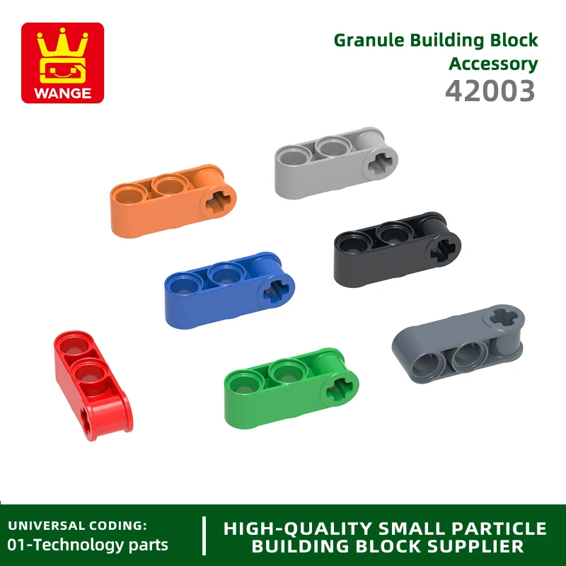 Wange 42003 100g/166PCS 1x3 Cross Shaft Bolt Connector Block Moc  Compatible with Brick DIY Children's Toy Assembly