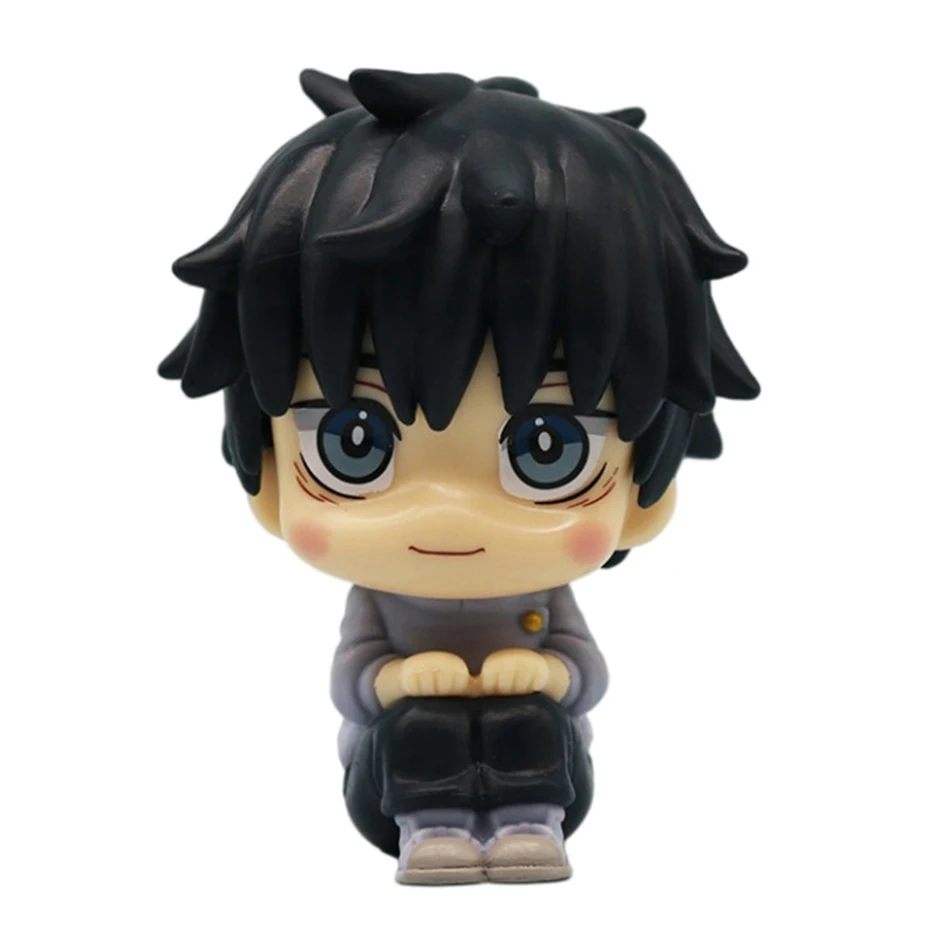 Anime Cute Fushiguro Toji Jujutsu Kaisen Figure Gojo Satoru Action Figure Q Version Doll Geto Suguru Statue 10cm PVC Model Toys